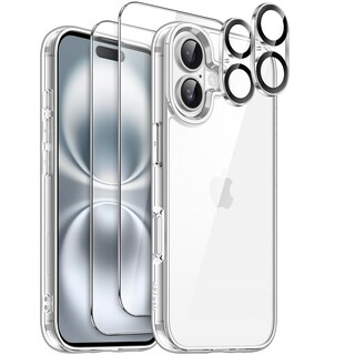 Foto 1 | Foto 1 | Funda Jetech 5 En 1 Para Iphone 16 De 6.1 Pulgadas Con Protectores - Venta Internacional.
