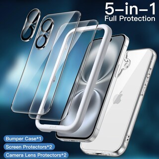 Foto 3 | Foto 3 | Funda Jetech 5 En 1 Para Iphone 16 De 6.1 Pulgadas Con Protectores - Venta Internacional.