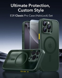 Foto 2 | Foto 2 | Funda Esr Para Iphone 16 Pro Con Protector De Pantalla, Color Verde - Venta Internacional.