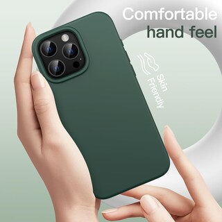 Foto 3 | Foto 3 | Funda Jetech De Silicona Líquida Para Iphone 16 Pro De 6.3 Pulgadas, Verde - Venta Internacional.
