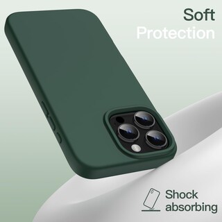Foto 4 | Foto 4 | Funda Jetech De Silicona Líquida Para Iphone 16 Pro De 6.3 Pulgadas, Verde - Venta Internacional.