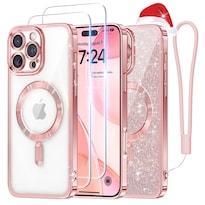 Funda De Teléfono Meifigno Diseñada Para Iphone 16 Pro Max Rose Gold - Venta Internacional.