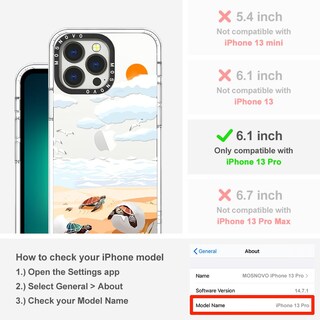 Foto 2 | Foto 2 | Funda De Teléfono Mosnovo Para Iphone 13 Pro Buffertech 2m Drop Clear - Venta Internacional.