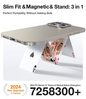 Foto 2 | Foto 2 | Funda De Teléfono Torras Magnetic Slim Fit Para Iphone 16 Pro - Venta Internacional.