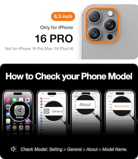Foto 7 | Foto 7 | Funda Para Teléfono Torras 360° Spin Con Soporte Magnético Para Iphone 16 Pro, Transparente - Venta Internacional.