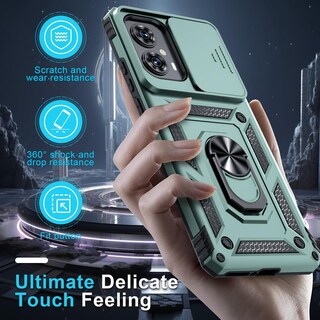 Foto 6 | Foto 6 | Funda De Teléfono Janmitta Compatible Con Moto Edge 2024, Color Verde Oscuro - Venta Internacional.