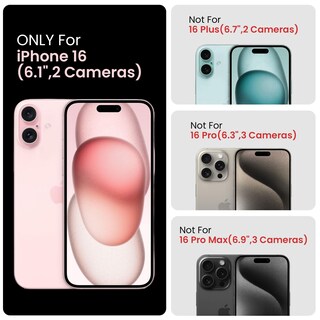 Foto 6 | Foto 6 | Funda De Teléfono Firenova Diseñada Para Iphone 16 Con 2 Protectores De Pantalla - Venta Internacional.
