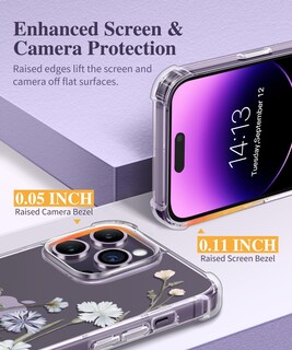 Foto 5 | Foto 5 | Funda De Teléfono Gviewin Para Iphone 14 Pro De 6.1 Pulgadas Con Protector De Pantalla - Venta Internacional.