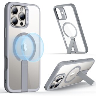 Foto 1 | Foto 1 | Funda De Teléfono Esr Para Iphone 16 Pro Max Con Soporte Magsafe Clear Grey - Venta Internacional.