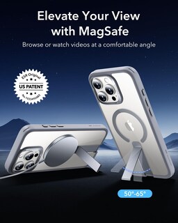 Foto 2 | Foto 2 | Funda De Teléfono Esr Para Iphone 16 Pro Max Con Soporte Magsafe Clear Grey - Venta Internacional.