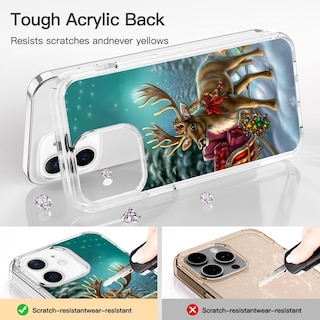 Foto 3 | Foto 3 | Funda De Teléfono Icedio Christmas Para Iphone 12/12 Pro Con Pantalla P - Venta Internacional.