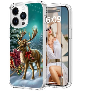 Foto 1 | Foto 1 | Funda De Teléfono Icedio Christmas Para Iphone 13 Pro Con Puerto De Pantalla - Venta Internacional.
