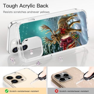 Foto 3 | Foto 3 | Funda De Teléfono Icedio Christmas Para Iphone 13 Pro Con Puerto De Pantalla - Venta Internacional.