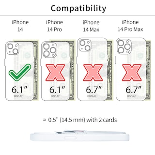 Foto 2 | Foto 2 | Tarjetero Dockem M2l Para Iphone 14 Con Carcasa De Silicona Líquida - Venta Internacional.
