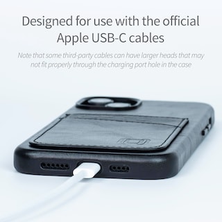 Foto 3 | Foto 3 | Tarjetero Dockem De Piel Auténtica Para Iphone 15 Plus, Color Negro - Venta Internacional.