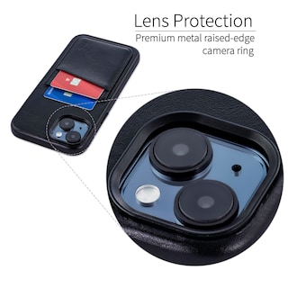 Foto 7 | Foto 7 | Tarjetero Dockem De Piel Auténtica Para Iphone 15 Plus, Color Negro - Venta Internacional.