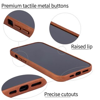 Foto 5 | Foto 5 | Tarjetero Dockem De Piel Auténtica Para Iphone 15 Plus Light Br - Venta Internacional.