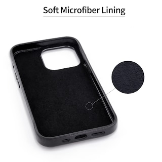 Foto 6 | Foto 6 | Funda de Piel Auténtica Dockem Negra para iPhone 13 Pro - Venta Internacional