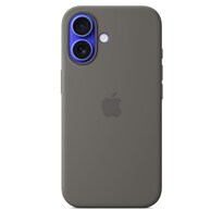 Funda De Silicona Para Apple Iphone 16 Con Magsafe Stone Grey - Venta Internacional.
