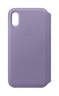 Foto 1 | Foto 1 | Funda Tipo Libro De Piel Para Iphone Xs Apple Lila - Venta Internacional