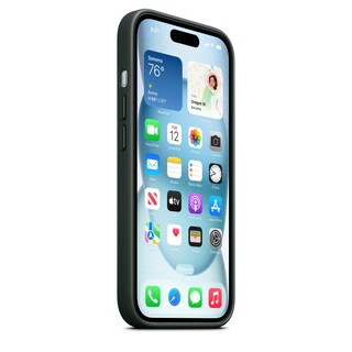 Foto 7 | Foto 7 | Funda Para Teléfono Apple Iphone 15 Finewoven Con Magsafe Evergreen - Venta Internacional.