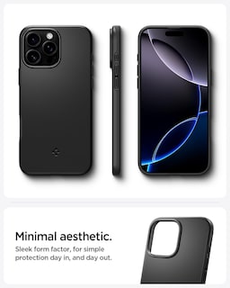 Foto 5 | Foto 5 | Funda Spigen Thin Fit Magfit Para Iphone 16 Pro, Color Negro - Venta Internacional.