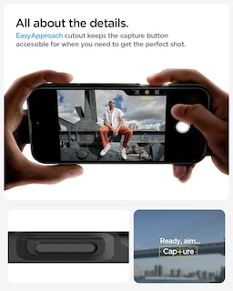 Foto 7 | Foto 7 | Funda Spigen Thin Fit Magfit Para Iphone 16 Pro, Color Negro - Venta Internacional.