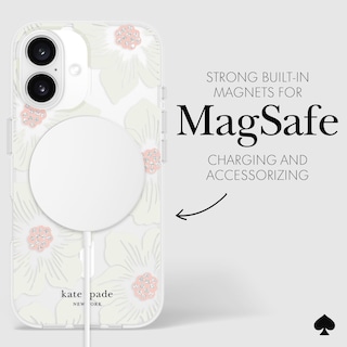 Foto 6 | Foto 6 | Funda De Teléfono Kate Spade New York Hollyhock Cream Floral Para Iphone 16 - Venta Internacional.