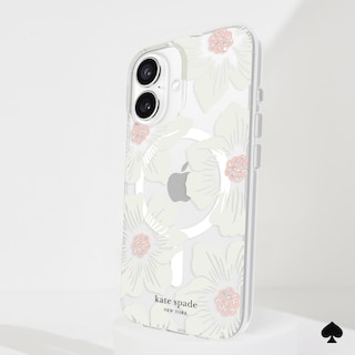 Foto 7 | Foto 7 | Funda De Teléfono Kate Spade New York Hollyhock Cream Floral Para Iphone 16 - Venta Internacional.