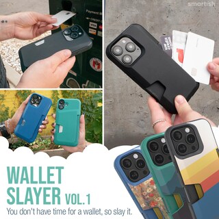 Foto 6 | Foto 6 | Funda Tipo Cartera Smartish Para Iphone 16 Pro Wallet Slayer Vol. 1 - Venta Internacional.