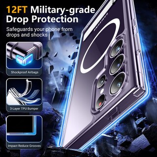 Foto 3 | Foto 3 | Funda De Teléfono Spidercase Para Samsung Galaxy S24 Ultra 6.8 Pulgadas - Venta Internacional.