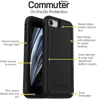 Foto 6 | Foto 6 | Funda Otterbox Commuter Series Para Iphone Se (tercera Y Segunda Generación) Y Iphone 8/7 - Venta Internacional.