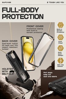 Foto 5 | Foto 5 | Funda De Teléfono Supcase Unicorn Beetle Pro Para Iphone 15 Plus - Venta Internacional.