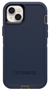 Foto 3 | Foto 3 | Zapatos De Gamuza Azul De La Serie Defender De Case Otterbox Para Iphone 14 Y 13 - Venta Internacional.