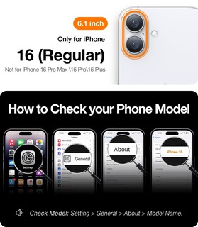 Foto 2 | Foto 2 | Funda Magnética Torras Para Iphone 16 Con Soporte De 6.1 Pulgadas - Venta Internacional.