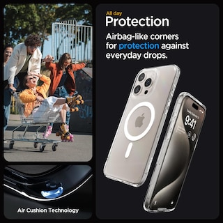 Foto 4 | Foto 4 | Funda Para Teléfono Spigen Ultra Hybrid Magfit Iphone 15 Pro Max - Venta Internacional.