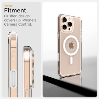 Foto 7 | Foto 7 | Funda Spigen Ultra Hybrid T Magfit Para Iphone 16 Pro Max, Color Blanco - Venta Internacional.