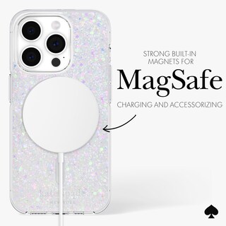 Foto 5 | Foto 5 | Funda De Teléfono Kate Spade New York Para Iphone 15 Pro, Con Purpurina Gruesa - Venta Internacional.