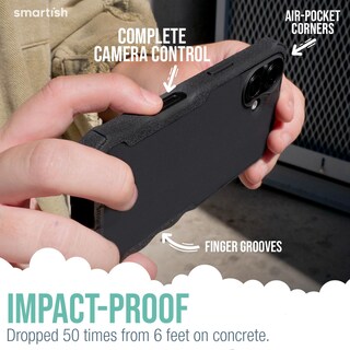 Foto 3 | Foto 3 | Funda Magnética Protectora Smartish Gripzilla Para Iphone 16 - Venta Internacional.