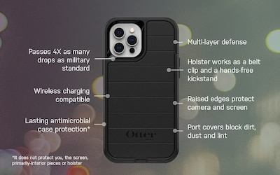 Foto 5 | Foto 5 | Funda Otterbox Defender Series Para Google Pixel 8, Color Negro - Venta Internacional.