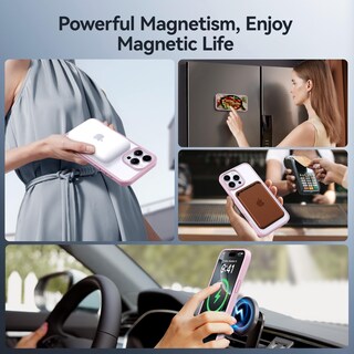 Foto 4 | Foto 4 | Funda De Teléfono Casekoo Diseñada Para Iphone 16 Pro Con Soporte Rosa - Venta Internacional.