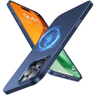 Foto 1 | Foto 1 | Funda De Teléfono Torras Magnetic Slim Fit Para Iphone 16 Pro, Color Azul - Venta Internacional.