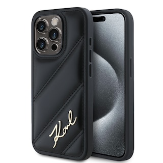 Foto 1 | Foto 1 | Funda Karl Acolchada Para Iphone 15 Pro - Negro