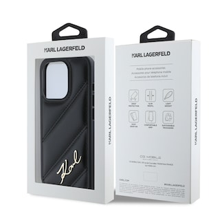 Foto 8 | Foto 8 | Funda Karl Acolchada Para Iphone 15 Pro - Negro