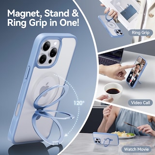 Foto 3 | Foto 3 | Funda De Teléfono Casekoo Diseñada Para Iphone 16 Pro Max, Color Azul Claro - Venta Internacional.