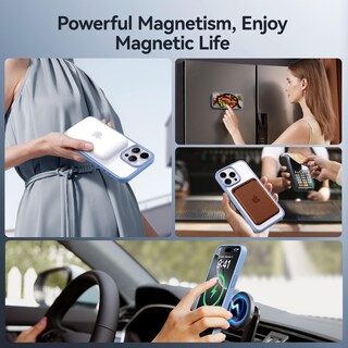 Foto 4 | Foto 4 | Funda De Teléfono Casekoo Diseñada Para Iphone 16 Pro Max, Color Azul Claro - Venta Internacional.