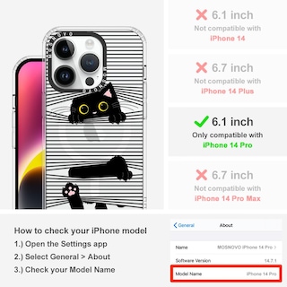 Foto 2 | Foto 2 | Funda De Teléfono Mosnovo Compatible Con Iphone 14 Pro Con Magsafe - Venta Internacional.
