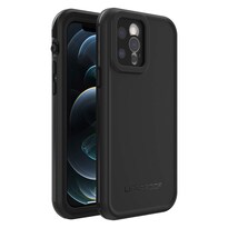 Funda Lifeproof Para Iphone 12 Pro Serie Frē, Impermeable, Negra - Venta Internacional.