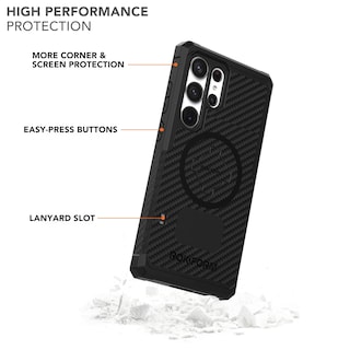 Foto 4 | Foto 4 | Funda Rokform Rugged Series Para Galaxy S23 Ultra, Color Negro - Venta Internacional.