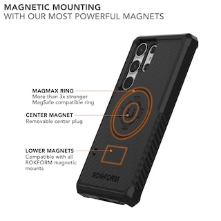 Foto 5 | Foto 5 | Funda Rokform Rugged Series Para Galaxy S23 Ultra, Color Negro - Venta Internacional.